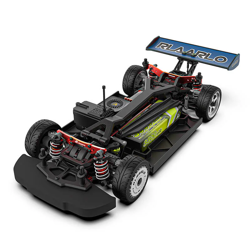 Rlaarlo AK-787 1:10 Metal Brushless RC Car detail view