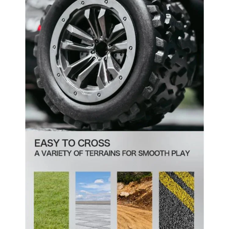 1:20 25KM/H 2.4GHz Off-Road Remote Control Racing Truck with LED Light side view