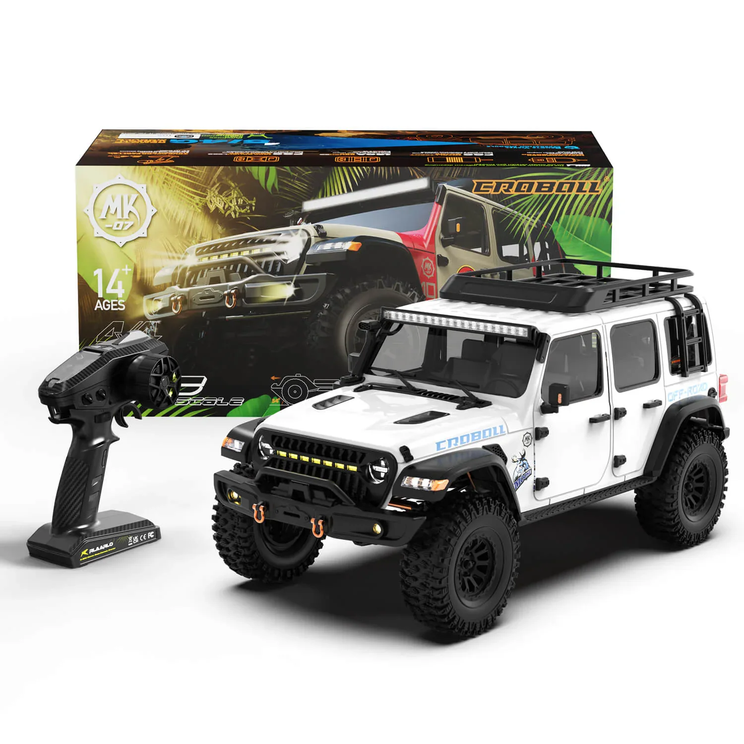 Rlaarlo MK-07 1:7 Brushless 4WD RC Crawler front view