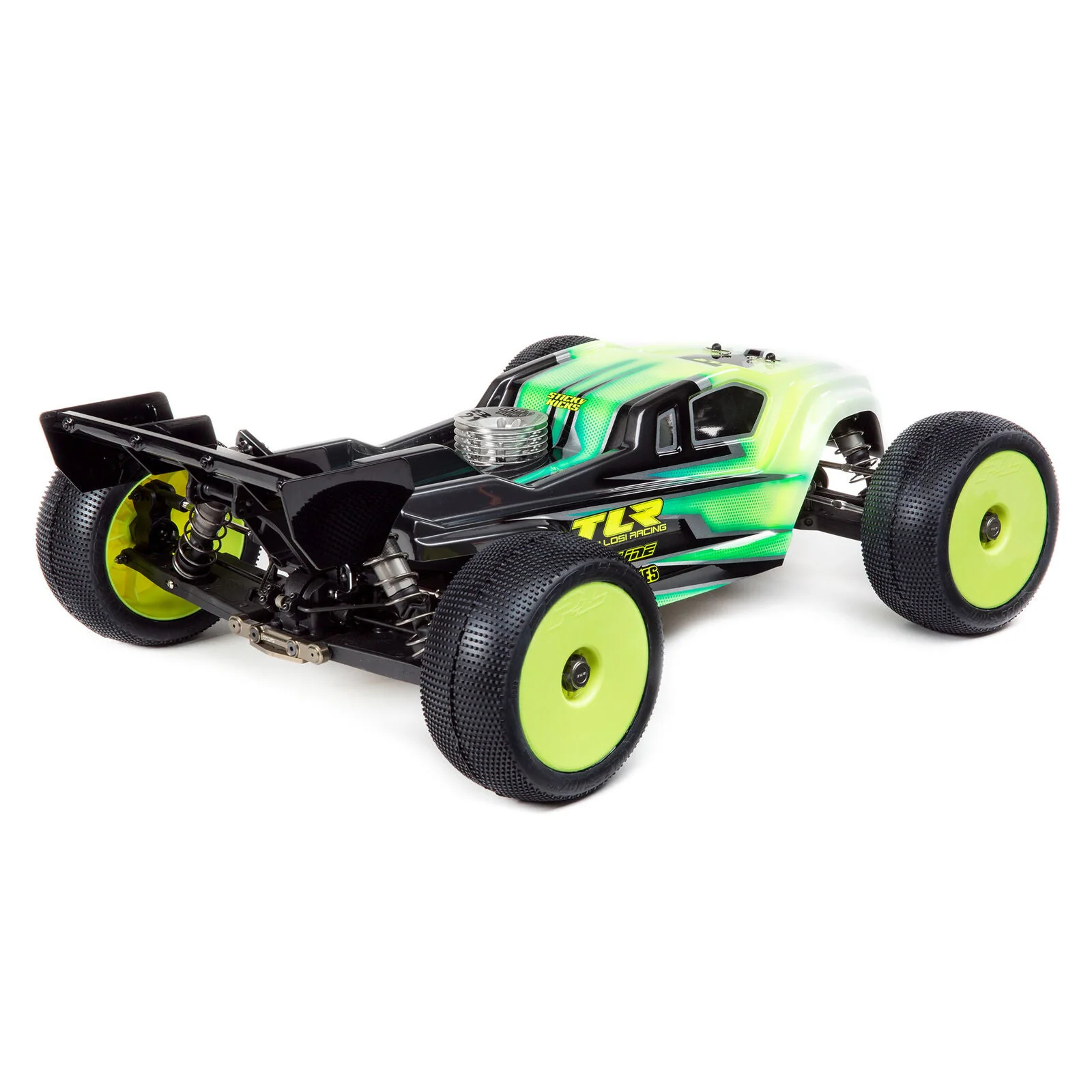 1/8 8IGHT-XT/XTE 4X4 Nitro/Electric Truggy Race Kit side view