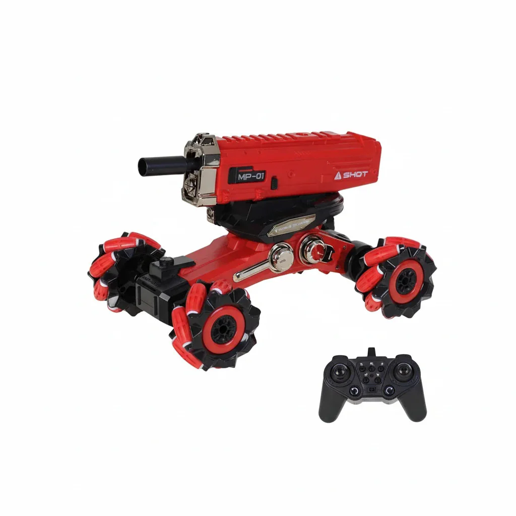 2 in 1 RC Gun Car detail view