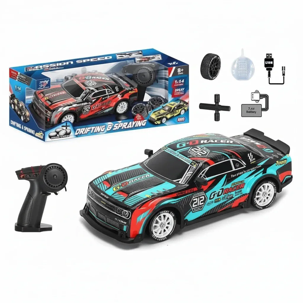25 km/h Smoke RC Drift Car side view