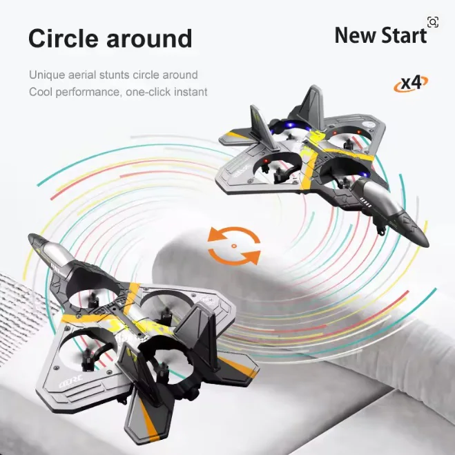 4DRC V17 2.4GHz Beginner RC Fighter Glider package view