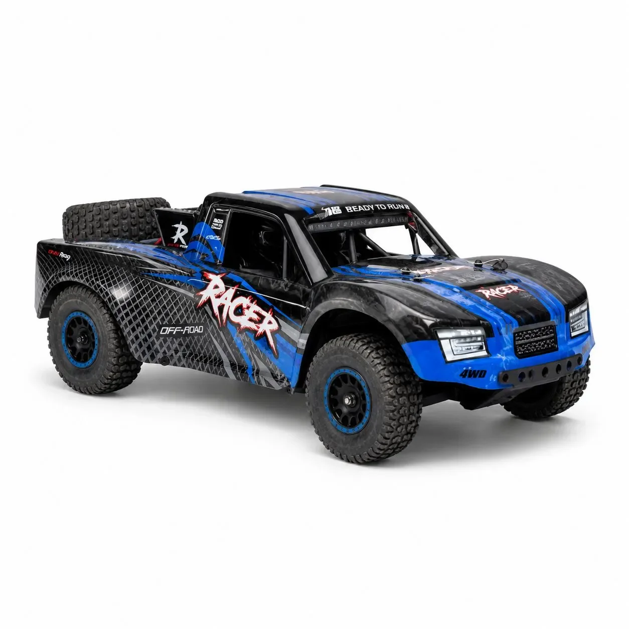 80+ km/h 4WD Brushless Rally RC Car with Gyro package view