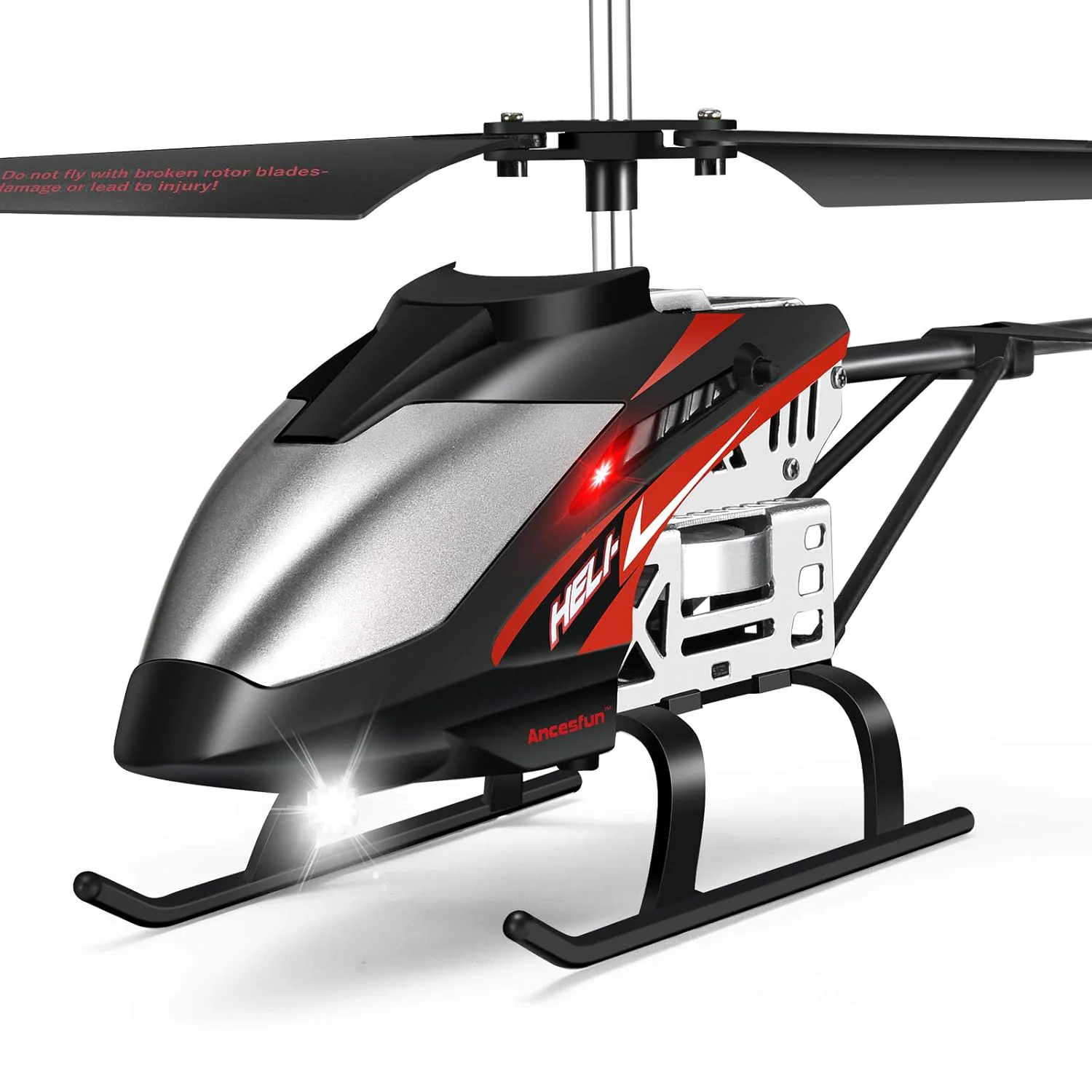 DN011 3-Channel Aluminium RC Helicopter package view