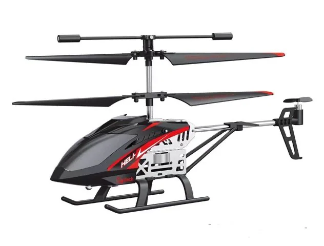 DN011 3-Channel Aluminium RC Helicopter front view