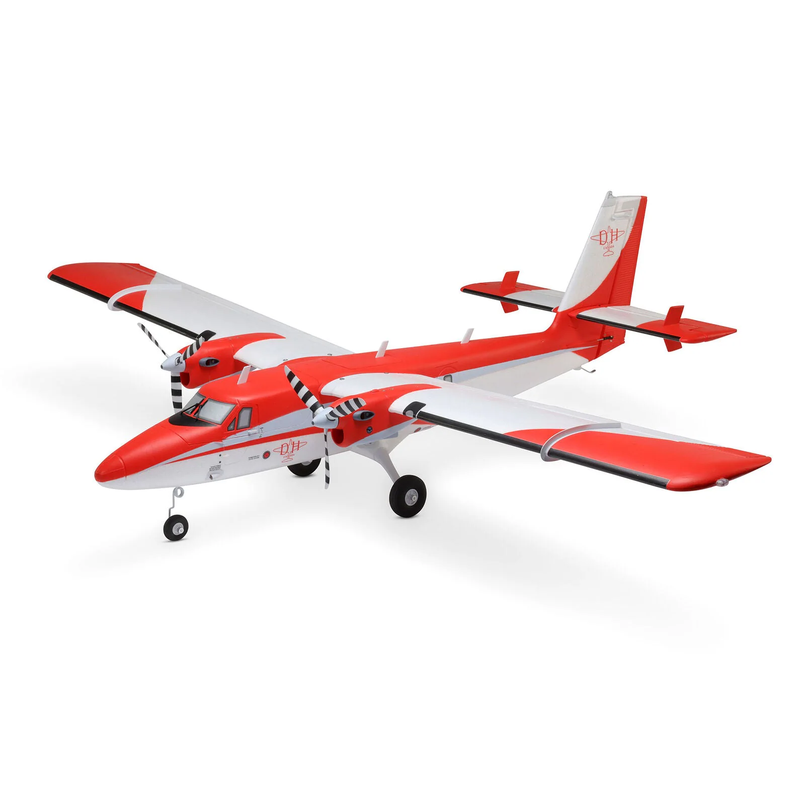 E-flite DHC-6 Twin Otter 1.4m BNF Basic Twin-Engine RC Aircraft with front view