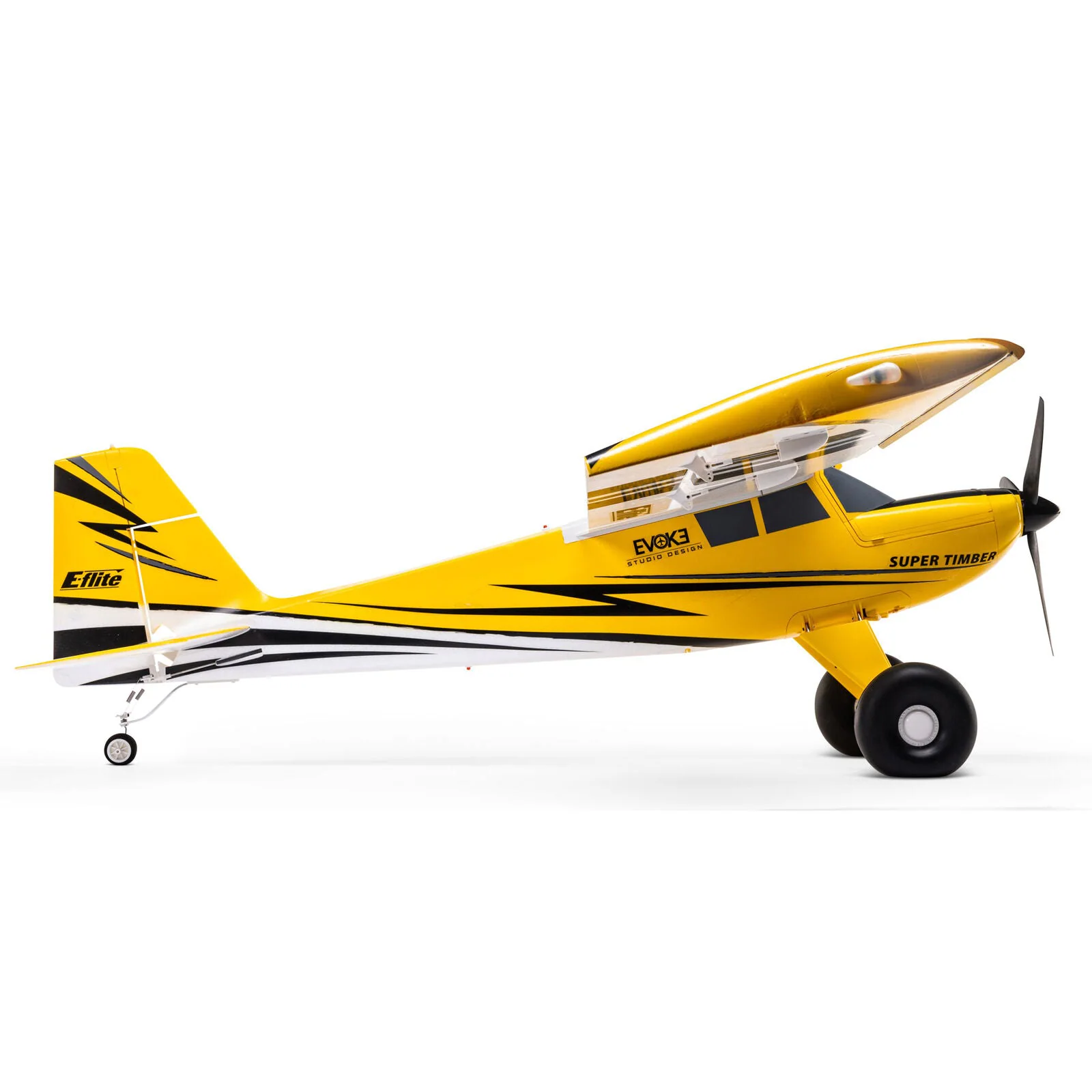 E-flite Super Timber 1.7m BNF Basic RC Airplane with AS3X & SAFE side view