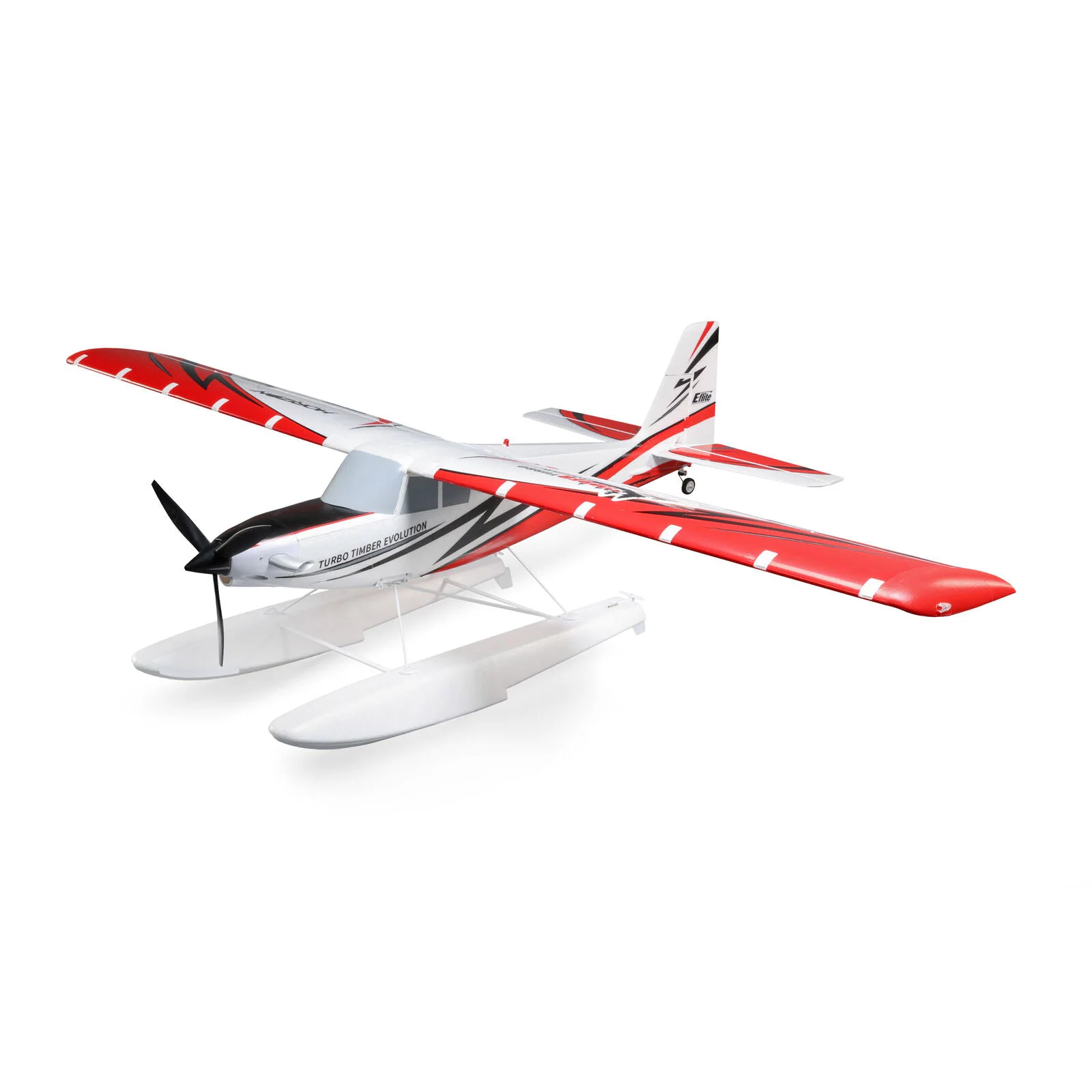 E-flite Turbo Timber Evolution 1.5m BNF Basic RC Airplane with Floats front view