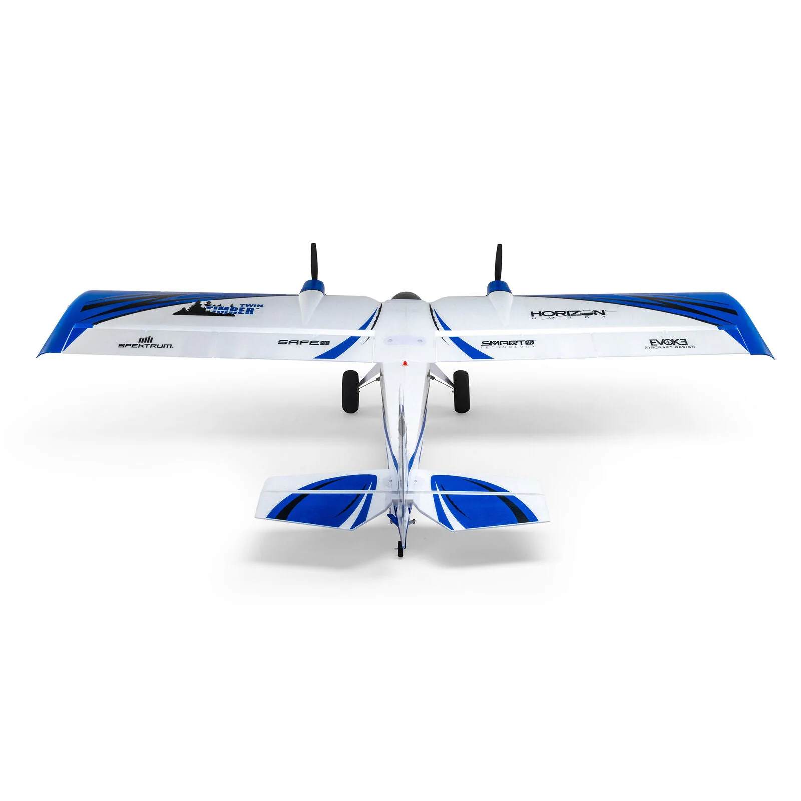 E-flite Twin Timber 1.6m BNF Basic RC Airplane with AS3X & SAFE Select detail view
