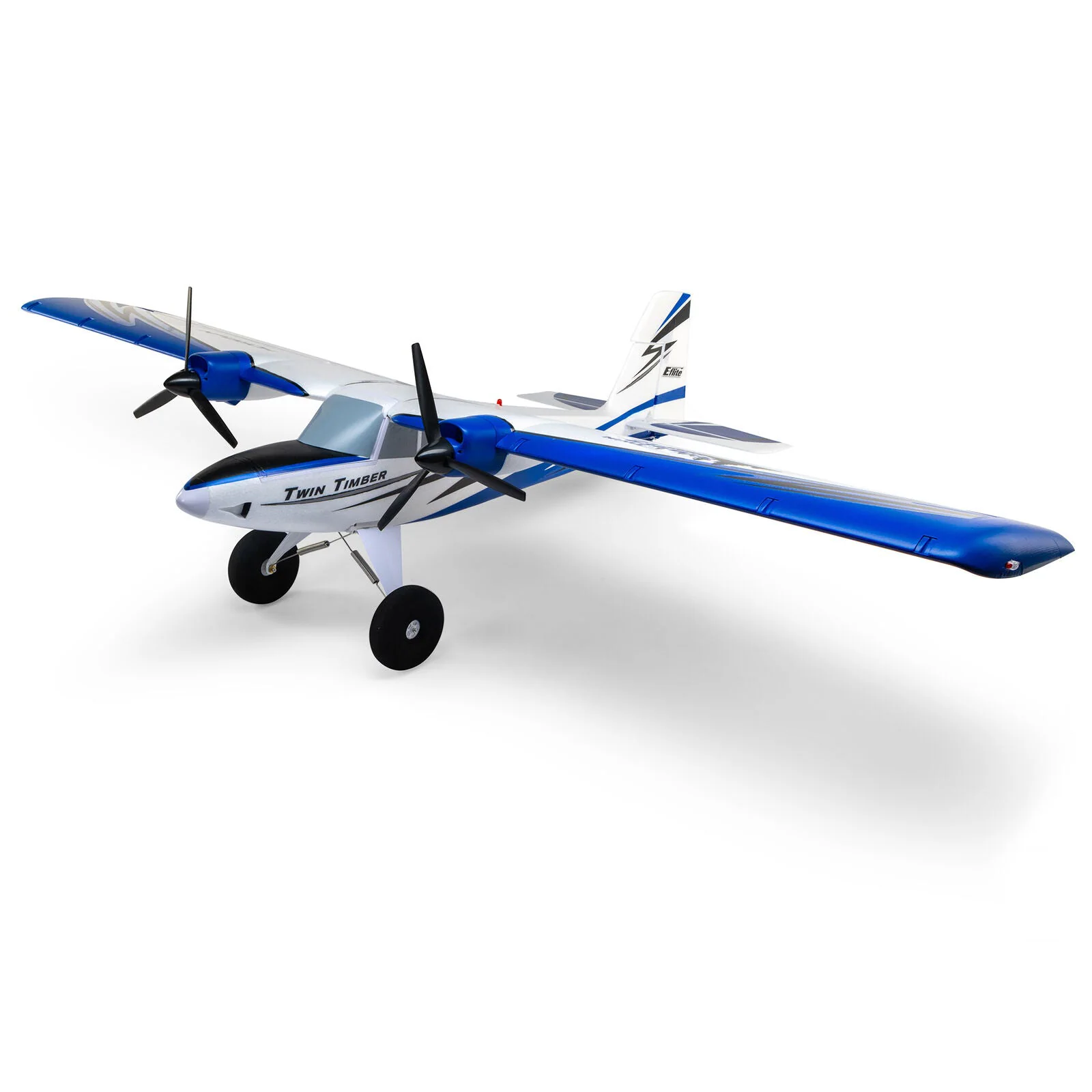 E-flite Twin Timber 1.6m BNF Basic RC Airplane with AS3X & SAFE Select front view