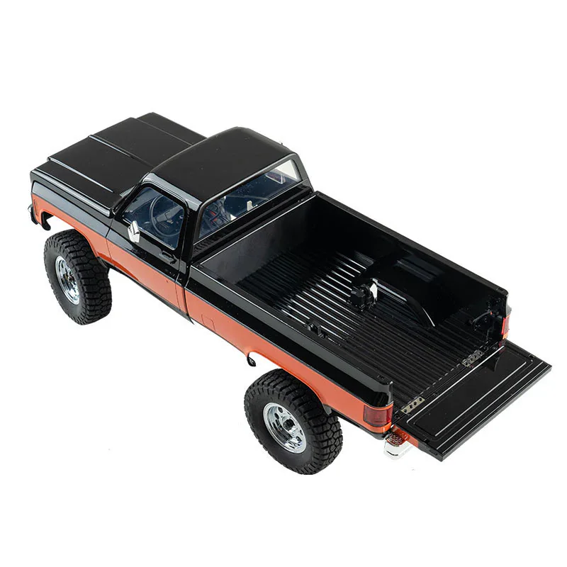 FMS FCX18 Chevrolet K10 V2 1:18 RTR RC Truck - Black detail view