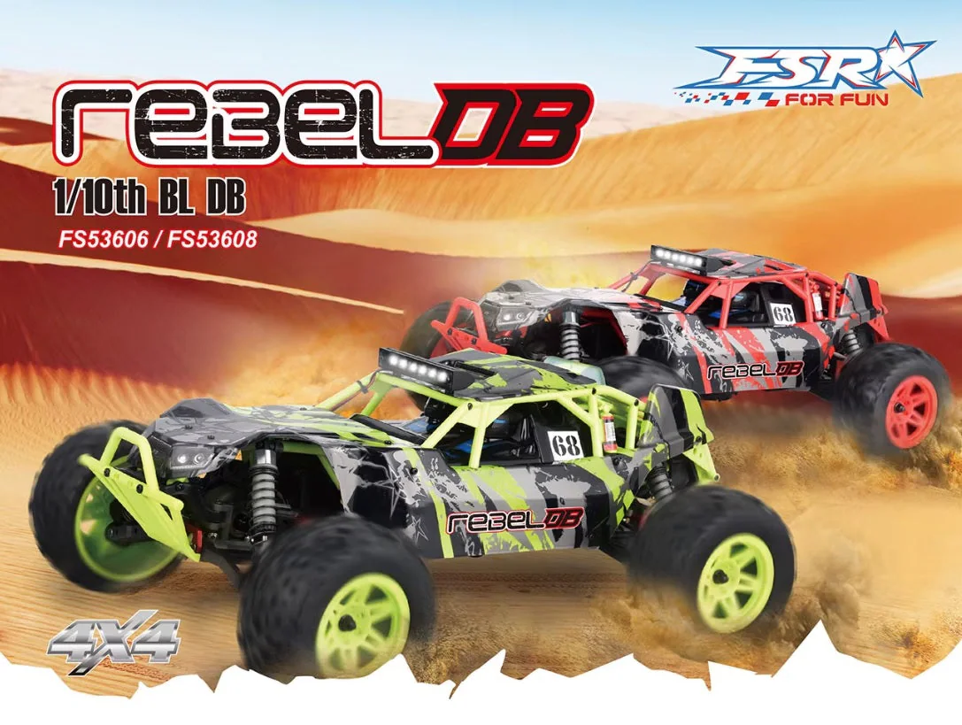 FSR Rebel DB Racing 53608 RC Car 1/10 4WD High-speed 90km/h Desert package view