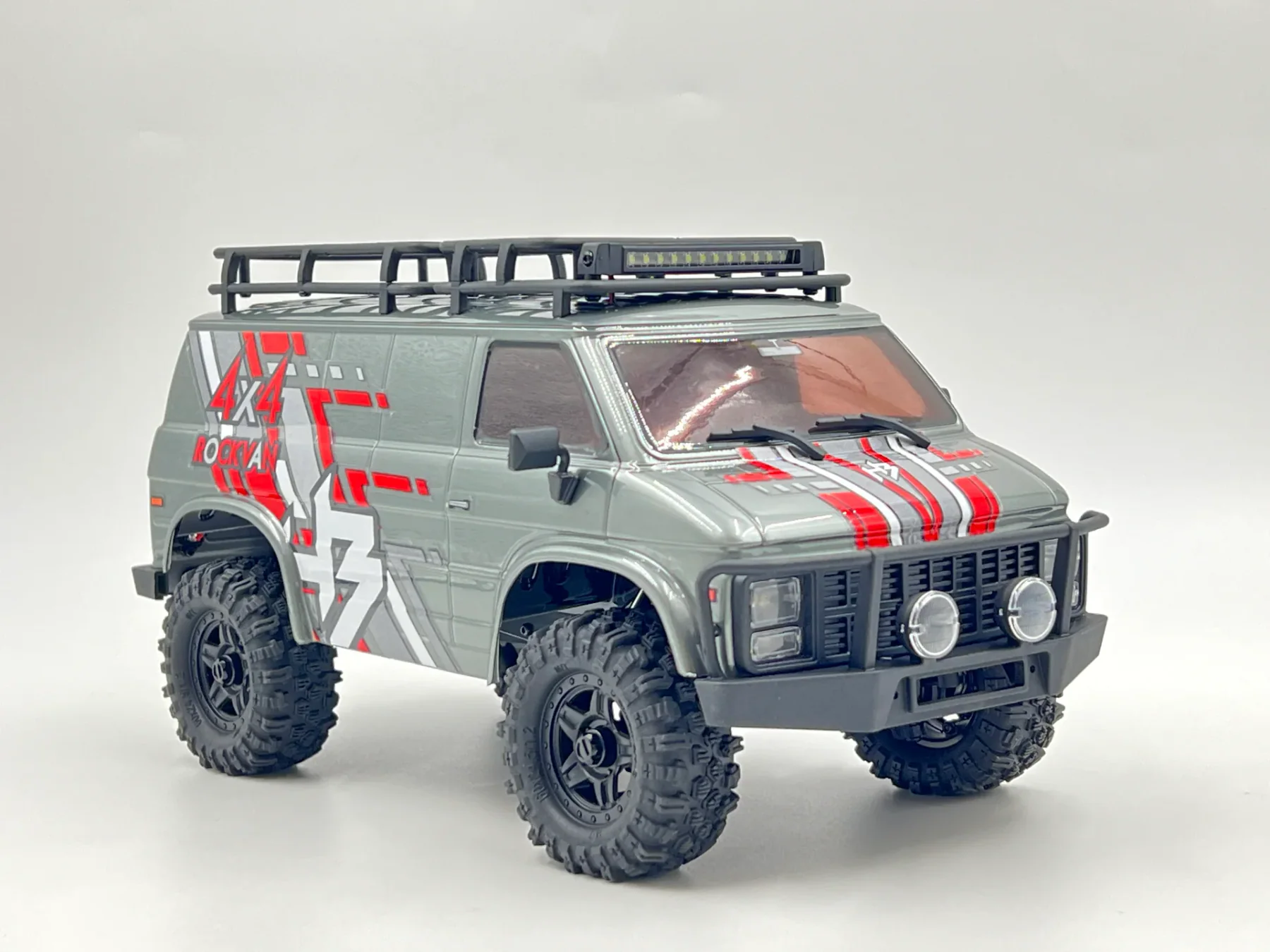 HobbyPlus CR18P EVO V2 Rock Van 1:18 4x4 RTR Crawler front view