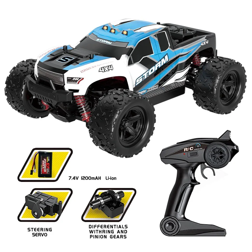 HOSPEED HS18301 1:18 36km/h Brushed 4WD Monster Truck side view