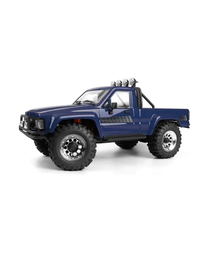 HPI Venture18 Toyota Hilux SR5 1:18 Crawler - Blue front view