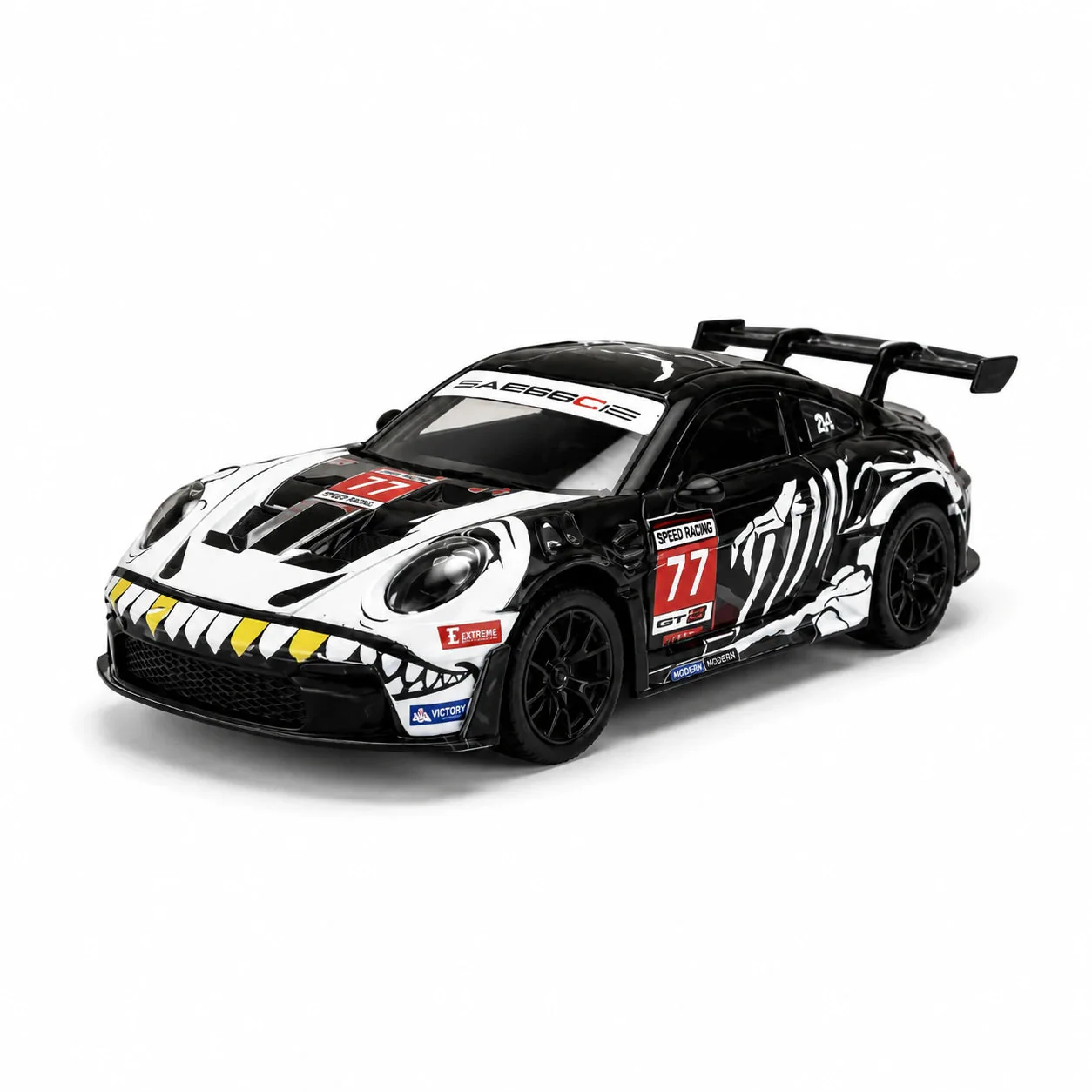 HSTAR D43-01Q16 Porsche 911 1:43 4WD RC Drift Car front view