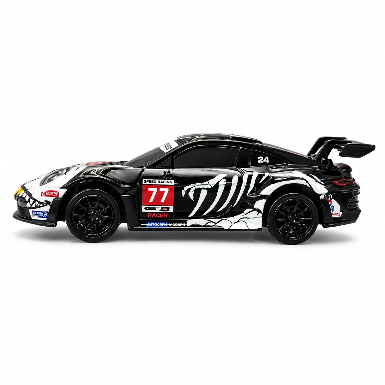 HSTAR D43-01Q16 Porsche 911 1:43 4WD RC Drift Car side view