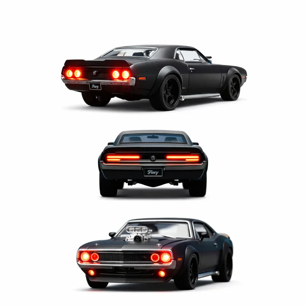 Hurricane AWD RC Muscle Car side view
