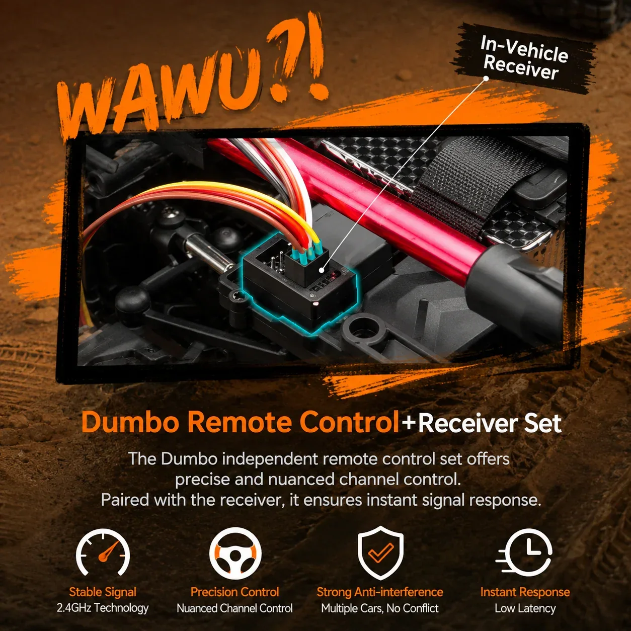 JJRC C8822 1:8 Brushless 4WD Desert Truck package view