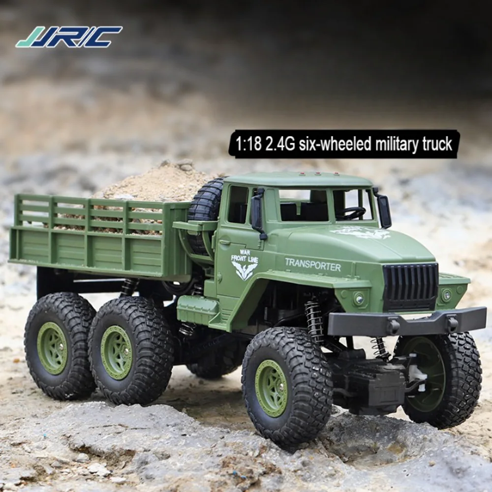 JJRC Remote Control Military Truck side view