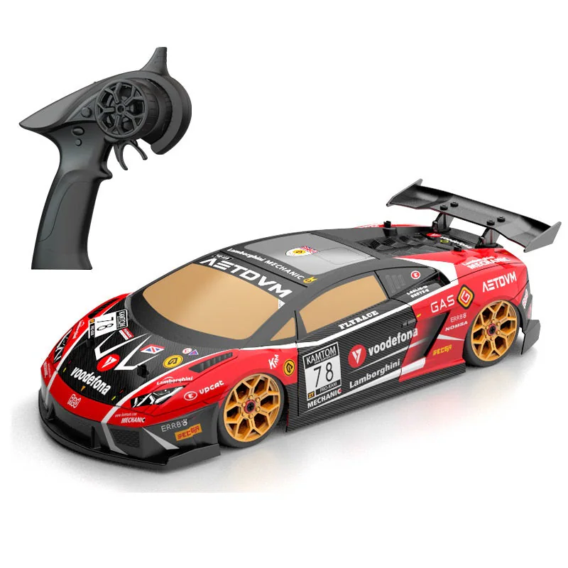 KAMTOM 40KM/H 1:18 4WD Lamborghini High-Speed Drift Electric Remote side view