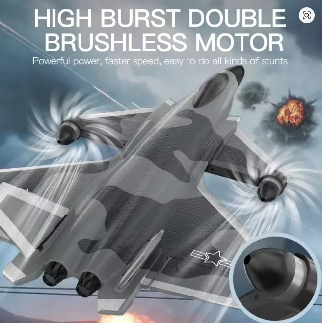 KFPLAN KF700 J-20 Brushless 6CH RC Fighter Jet front view