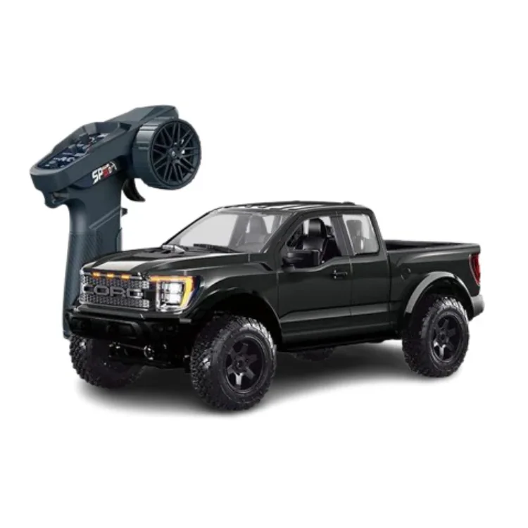 Little Demi R12-01Q 1:12 F150 4WD Off-Road RC Pickup Truck with LED side view