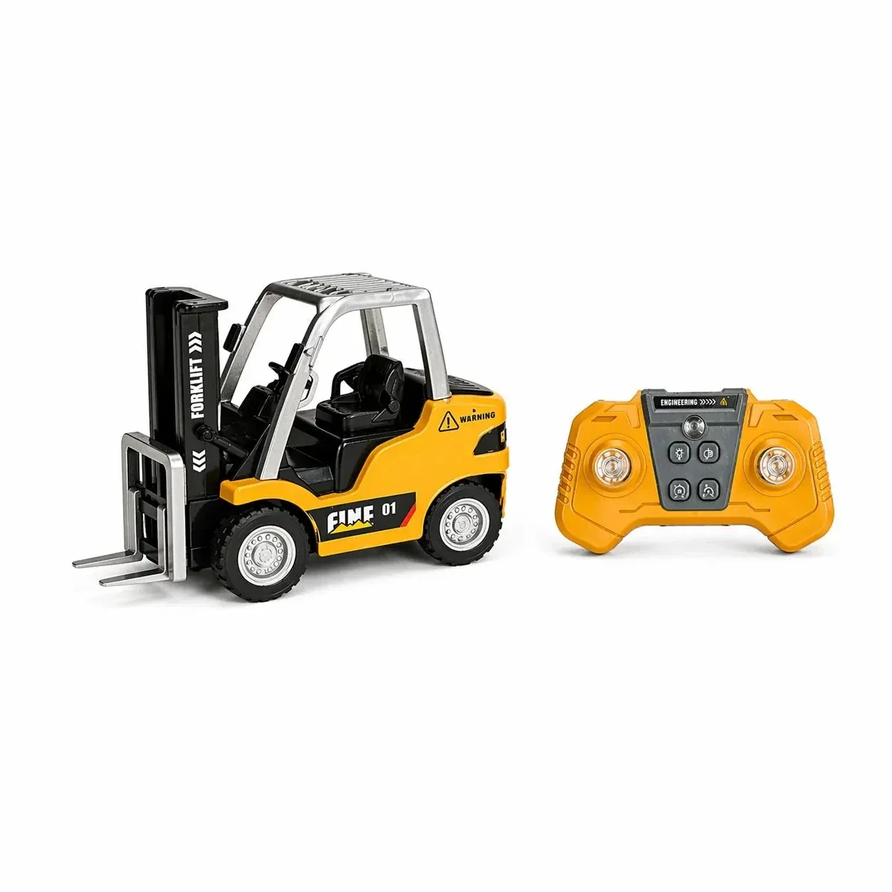 Mini JCB 1:64 RC Construction Combo Set – 3 Models side view