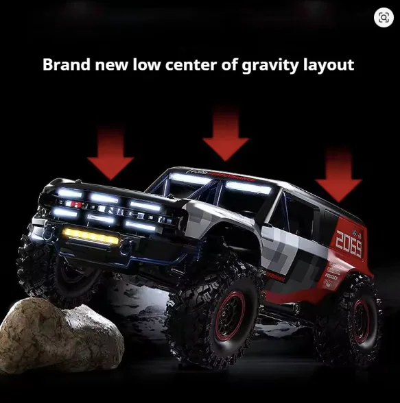 MJX H8P 1:8 Ford Bronco Baja 1000 Brushless Crawler package view