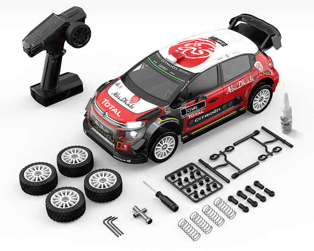 MJX Hyper Go 10303 Citroën C3 WRC 1:10 Brushless Rally Car front view