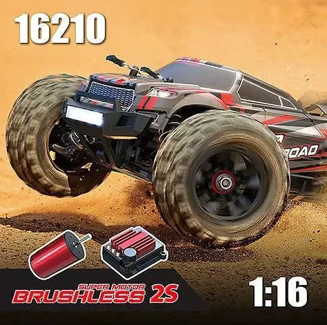 MJX Hyper Go 16210 V2 4WD Brushless Truggy side view