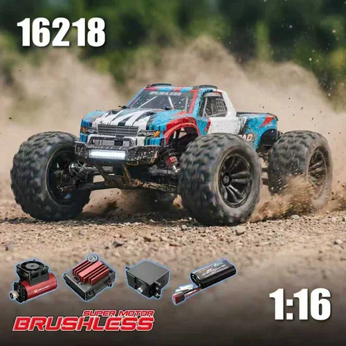 MJX Hyper Go 16218 1:16 Brushless 4WD Monster Truck front view