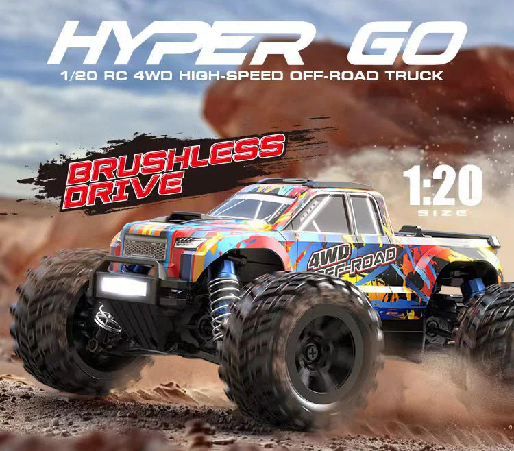 MJX Hyper Go 20208 1/20 Scale 4WD Brushless RC Off-Road Speed Car detail view