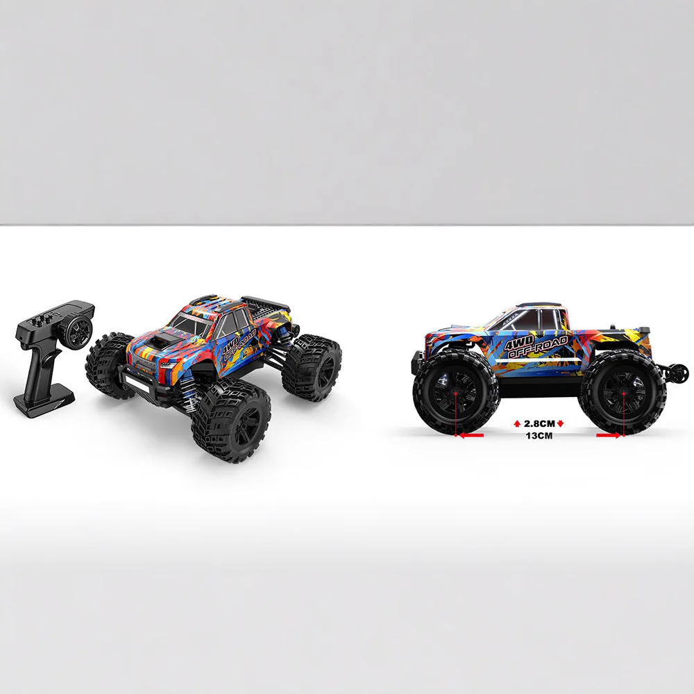 MJX Hyper Go 20208 1/20 Scale 4WD Brushless RC Off-Road Speed Car side view