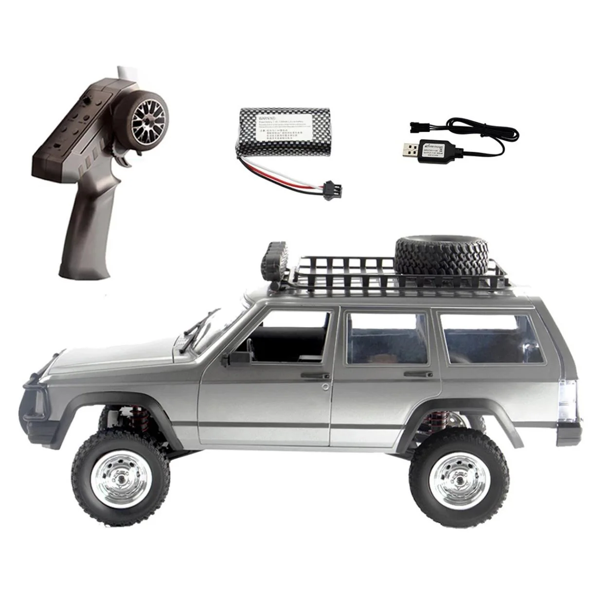 MNRC M78 1:12 4WD Alloy RC Car side view