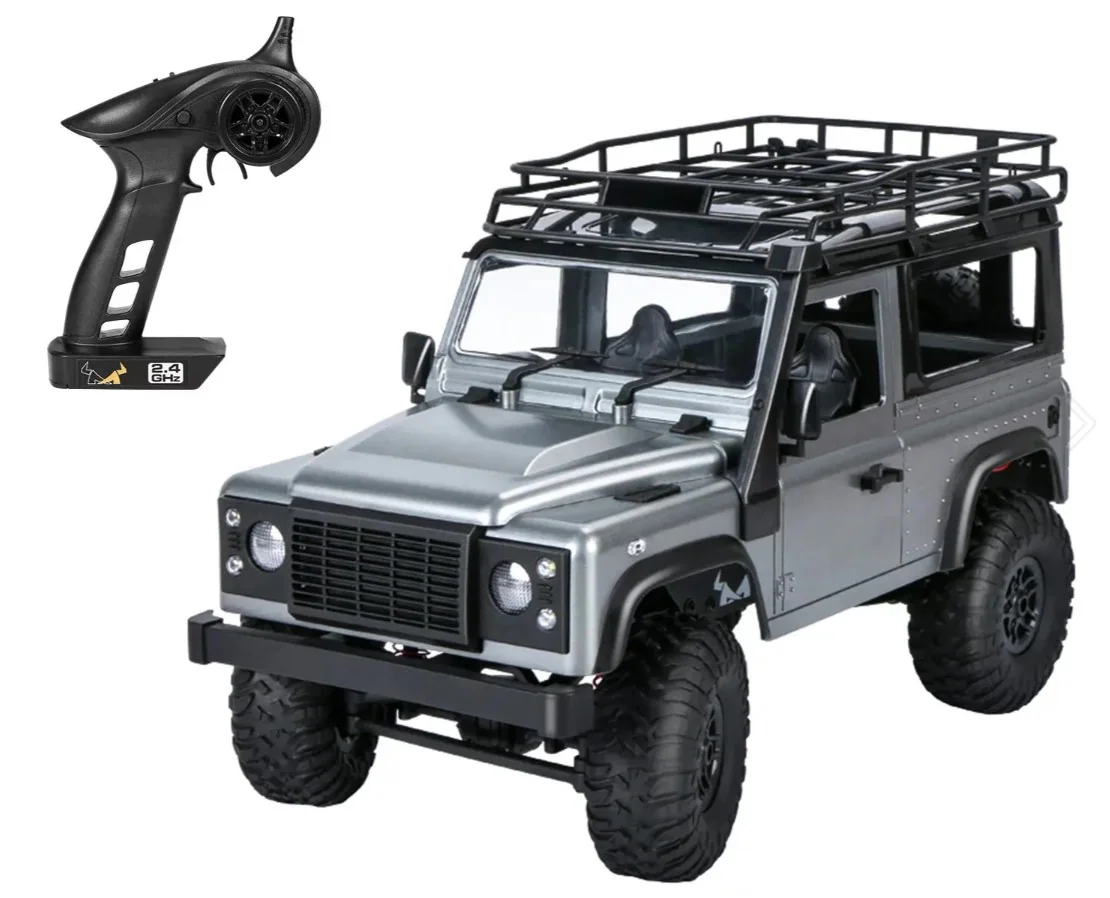 MN99S Land Rover Defender 90 1:12 4WD RC Crawler front view