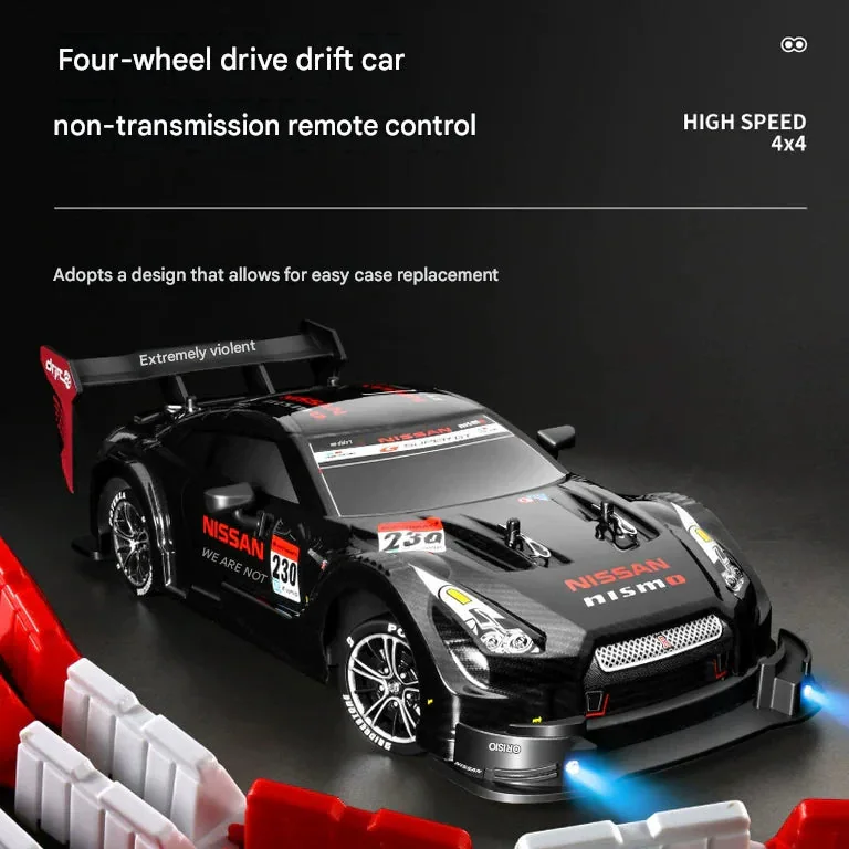 Nissan GT-R 8801 1:16 4WD Drift RC Car front view