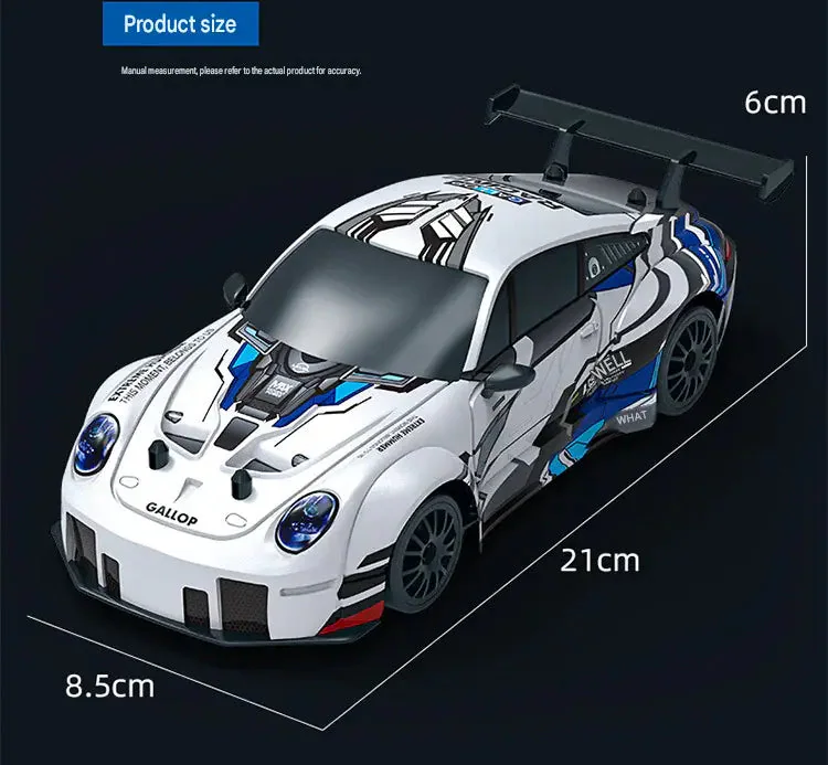 Porsche 911 4WD 2.4 GHz Drift RC Car package view