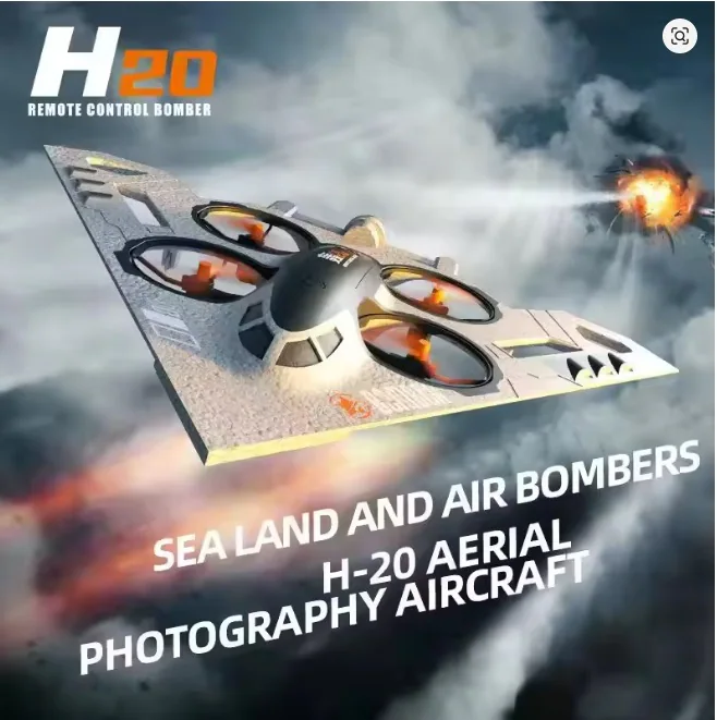 QYRC H20 Water-Land-Air 3-in-1 RC Drone side view
