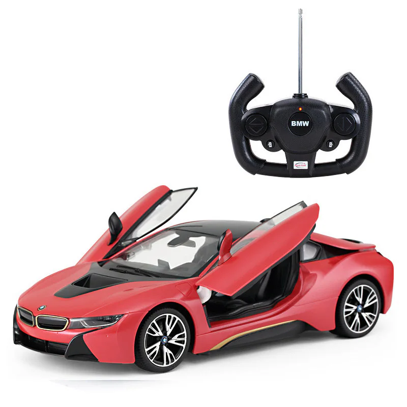 RASTAR 11KM/H 1:14 BMW i8 Remote Control Racing Car detail view
