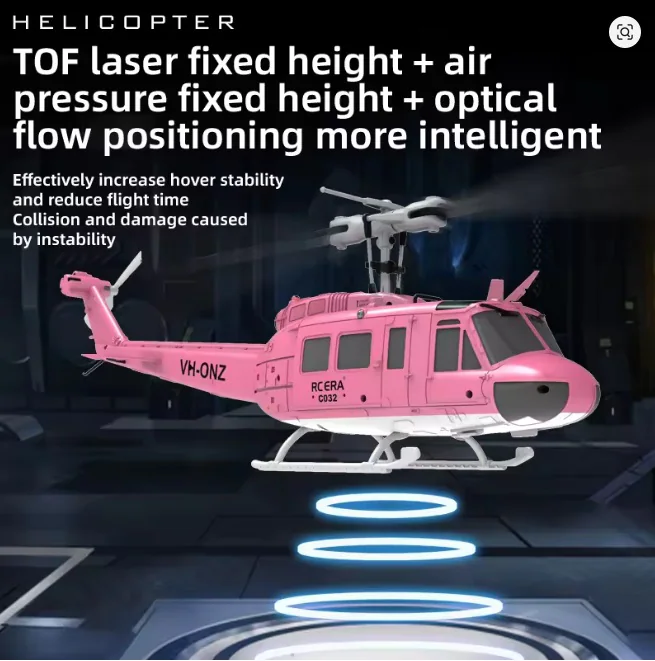 RC ERA C032 Brushless 6CH Optical-Flow RC Helicopter package view