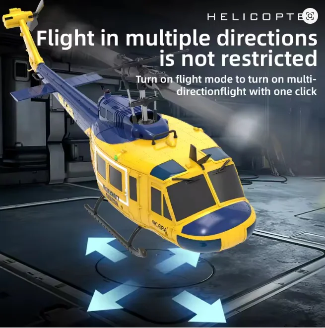 RC ERA C032 Brushless 6CH Optical-Flow RC Helicopter detail view