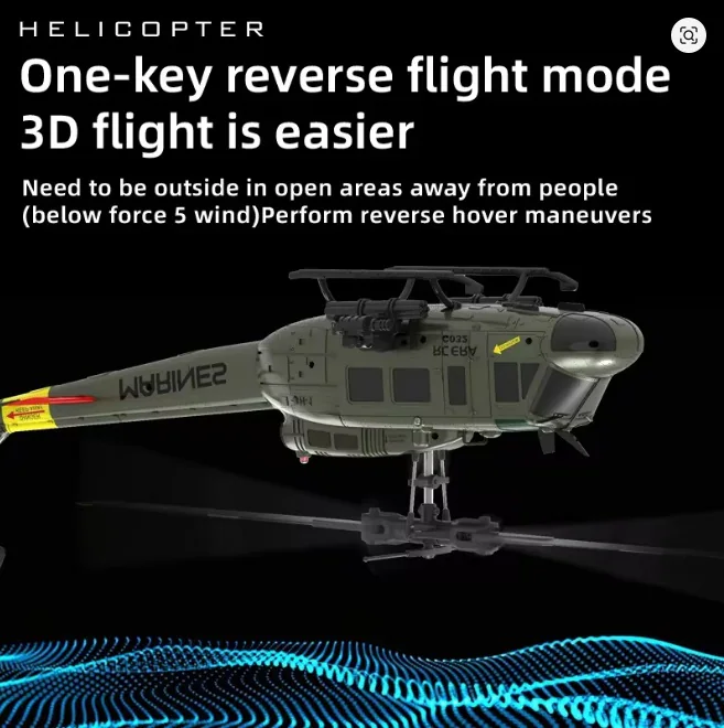 RC ERA C032 Military Green Brushless 6CH RC Helicopter package view