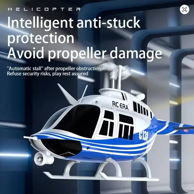 RC ERA C138 Bell 206 1:36 Altitude-Hold RC Helicopter package view