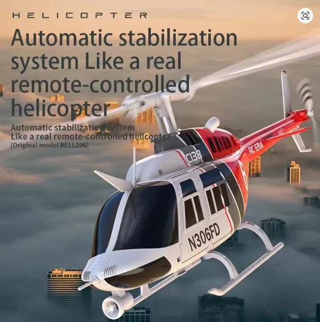 RC ERA C138 Bell 206 1:36 Altitude-Hold RC Helicopter detail view