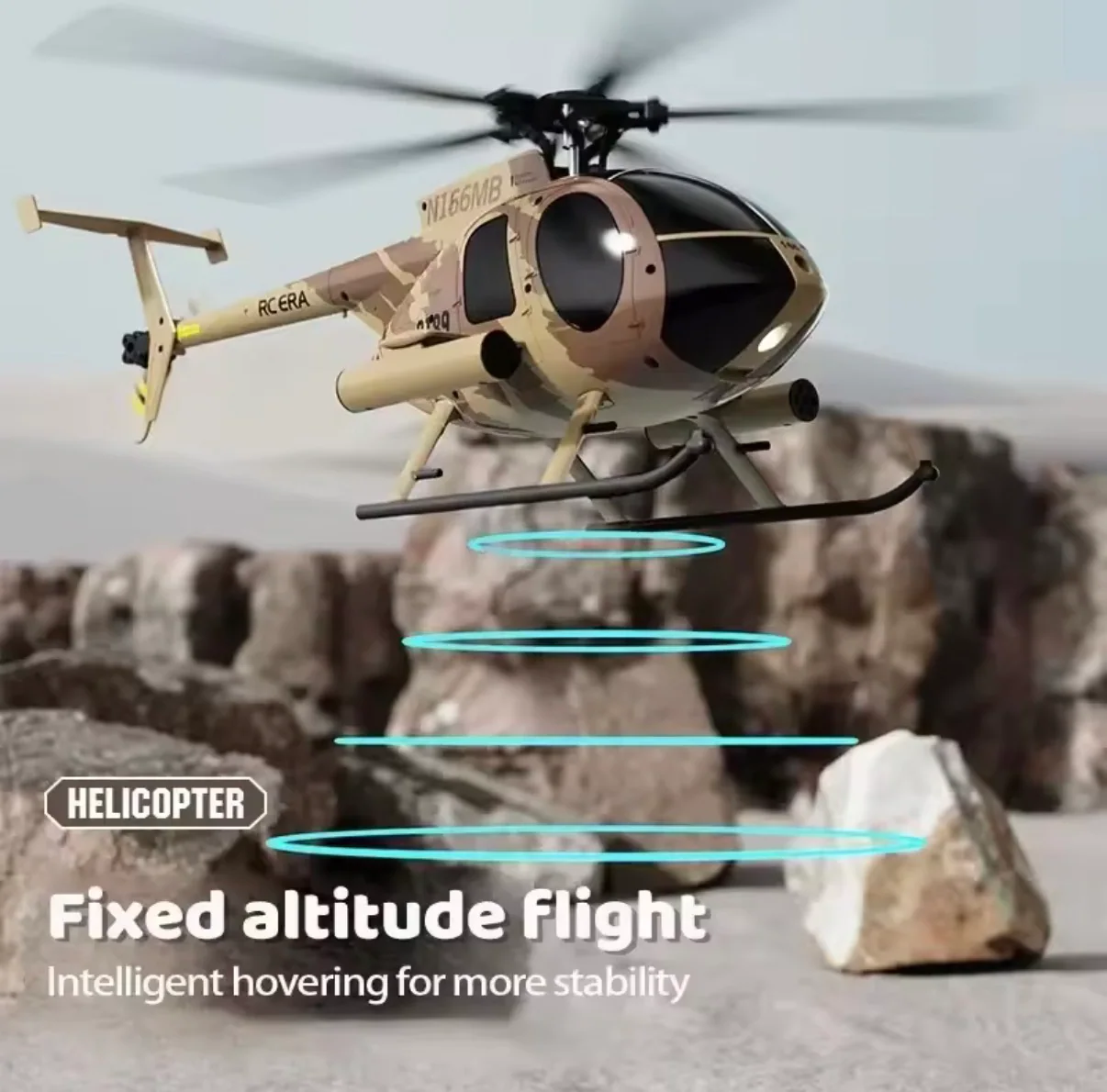 RC ERA C189 MD500 Bird 1:28 Brushless RTF Helicopter detail view