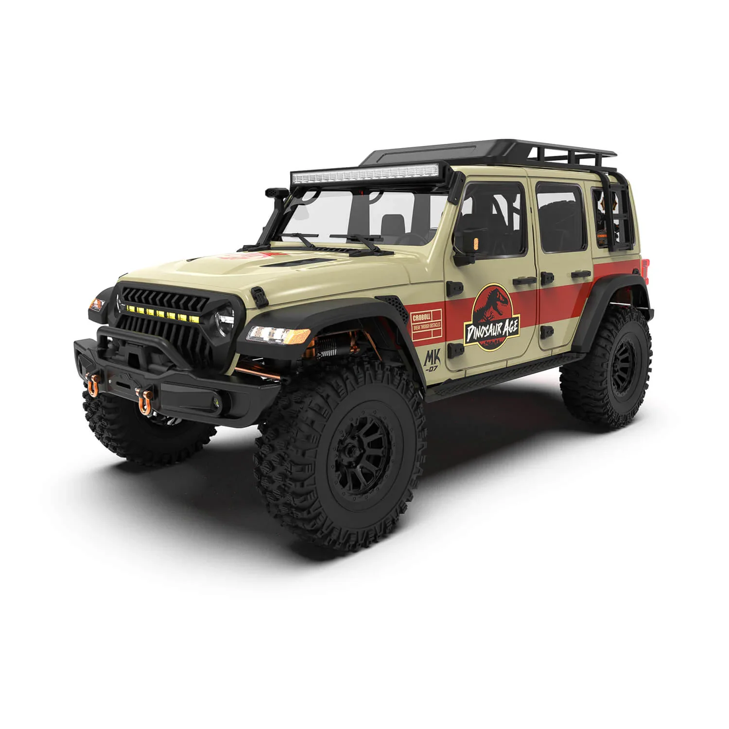 Rlaarlo MK-07 1:7 Dinosaur Edition RC Crawler side view