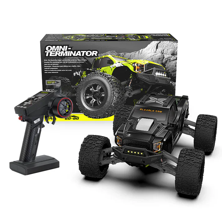 Rlaarlo RZ001B-C 1:10 Carbon Fiber Monster Truck front view