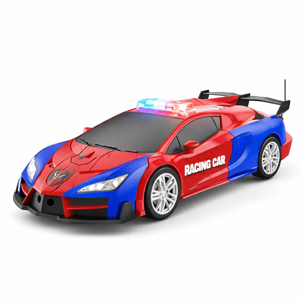 Robot Transforming RC Car with Lights & Sound front view